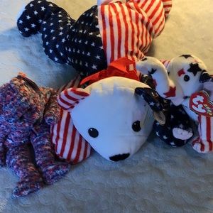 Rare ty Sparkler pillow pal, righty 2000, USA 2000